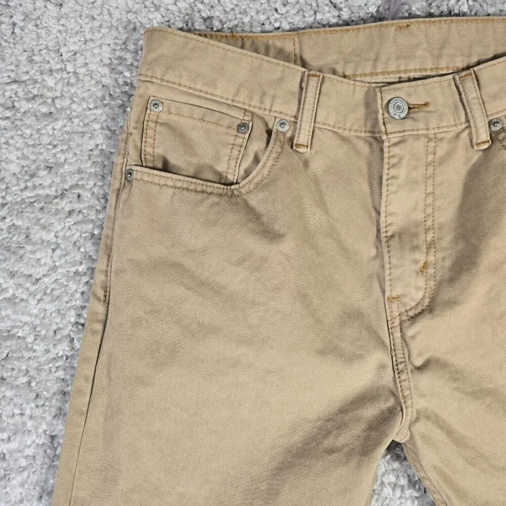 Levi's Mens 508 Slim Straight Chino Pants Size 30x32 (Fits 30x30) Minimal Casual - Picture 4 of 14